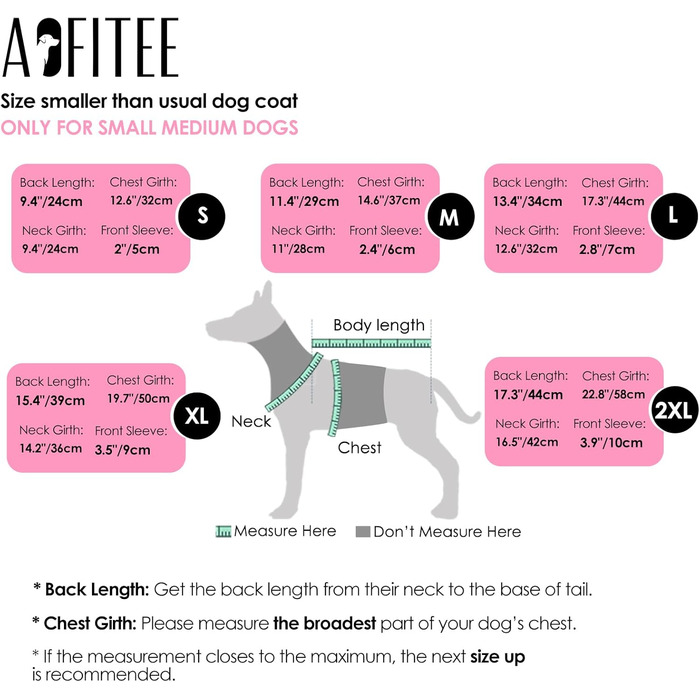 Водонепроникний зимовий одяг для собак AOFITEE - теплий костюм з флісу, середній розмір, блакитний, з відбиваючими смугами