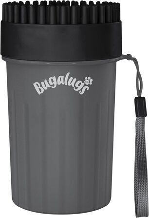 Очищувач лап для собак Bugalugs - портативний душ для лап собак та котів (Чорний, Medium)