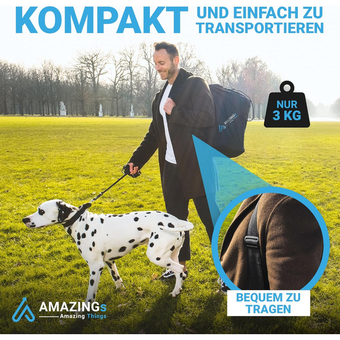 Набір для дресирування собак AMAZINGs Agility Set: перешкоди, тунель, кавалетті | Для аджиліті, спорту та ігор