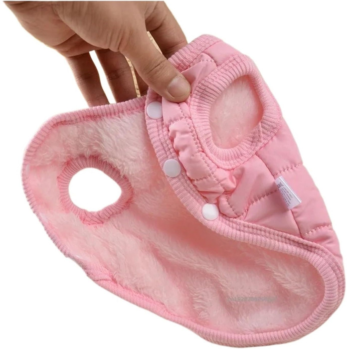 Зимовий теплий одяг для собак, вітронепроникний, утеплений жилет з флісовою підкладкою, одяг для чихуахуа та аксесуари для домашніх тварин для холодної погоди, легкий та ізольований бежевий XL