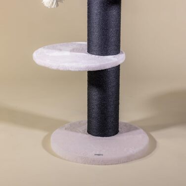 Дряпак для котів RHRQuality – Maine Coon, 150 см, товстий сизаль, рожевий