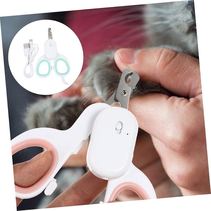 USB-набір для стрижки кігтів домашнім тваринам Sosoport - безпечний, ергономічний, для собак та котів