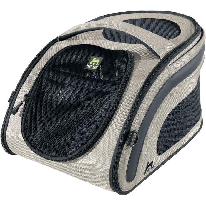 Транспортний бокс Maelson Snuggle Kennel 7152, антрацит - бежевий, 48x28x25 см