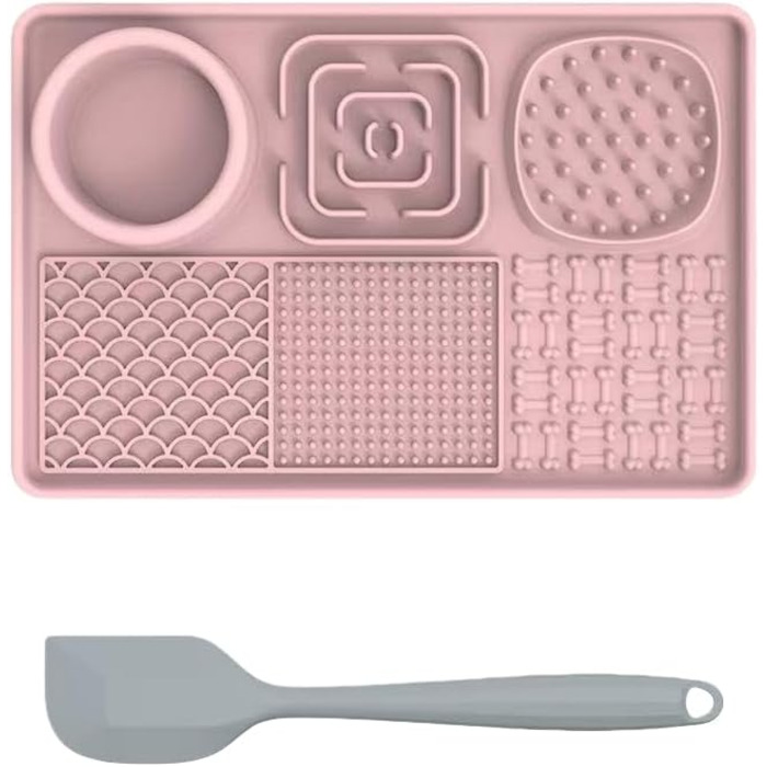 Миска для собак WANGSHUO для повільного годування, інтерактивна миска-головоломка, антиковзаюча, 30х20 см