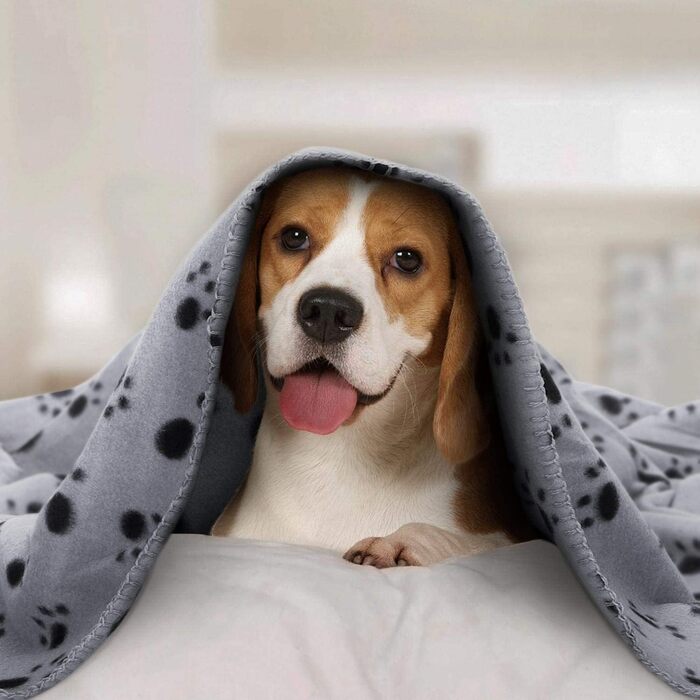 М'яка флісова підстилка для собак і котів Nobleza, 75x75 см, сіра