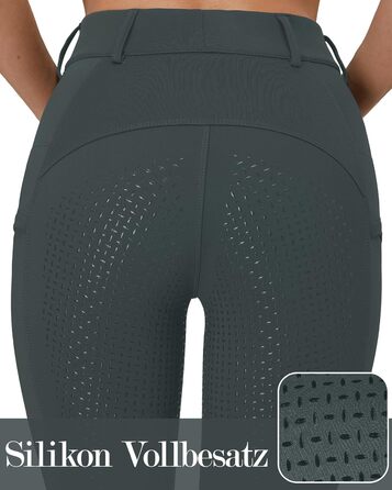 Легінси для верхової їзди жіночі зимові, повний камуфляж, термо, з флісовою підкладкою, водонепроникні, з кишенею для телефону, з петлями для ременя, сірі, розмір L