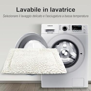 Крісло-ліжко для собак середніх порід, 94x61x6 см, хакі. М'яке, з коротким ворсом, з неслизьким дном, в мармуровому стилі