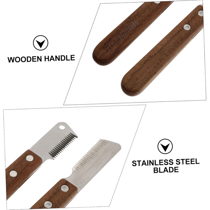 Щітки для грумінгу домашніх тварин DOITOOL (2 шт.) - ефективне видалення ворсу для собак та котів з довгим та середнім хутром. Ергономічні ручки.