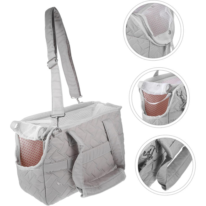 Транспортна сумка для тварин Toyzfriendly: переноска для котів та цуценят з canvas, легка, для подорожей