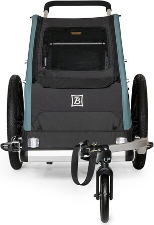 Причіп для тварин Burley Bark Ranger, чорний/синій, універсальний розмір