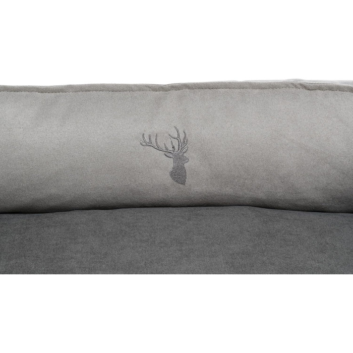 Ліжко для собак TRIXIE Leni, 60x50 см, пісок/сірий - зручне місце для сну з подушкою, кошик для собак середніх порід, неслизьке та пральне