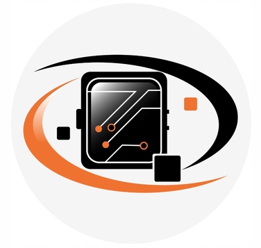 GPS-локатор MP, прямокутний, чорний