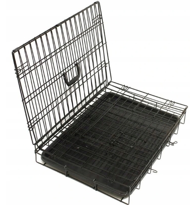 Металева клітка-переноска для собак GLOBANI, 90x60x67 см