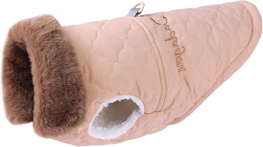 Зимова куртка для собак з кільцем D, вітронепроникна, стійка до бруду, для вулиці, для мопсів, шиба іну, чихуахуа, зелена (A, M)