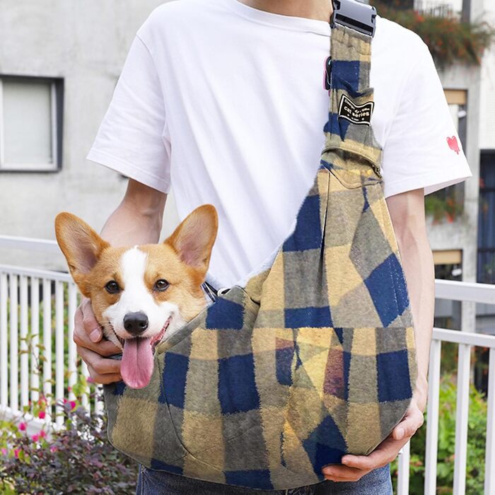 Сумка-переноска для собак та котів, регульована, сітка, для маленьких тварин до 4,5 кг, хакі