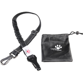Безпечний поводок для собак Tapylove 3-в-1: автоповодок-банджі, регульований (62-92 см), сумісний з Isofix, з сумкою