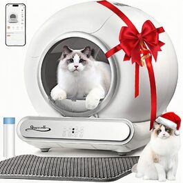 Автоматичний самоочисний лоток для котів з контролем піску, APP-керування, 65л