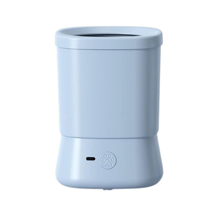 Автоматичний мийка лап для собак, блакитна. Без розбризкування, 2 швидкості, для дому, подорожей, відпочинку на природі