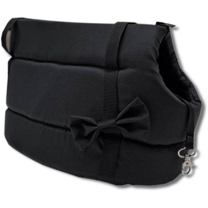 Сумочка для собак та котів Odolplusz Elegante, чорна, миюча, для маленьких та середніх порід, XS, S, M, L