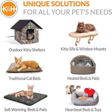 Віконне лежанка-гамак для великих котів K&H Pet Products, міцне котяче ліжко на підвіконня з кріпленням EZ Mount, підвісна полиця для котів, котячі меблі для вікна