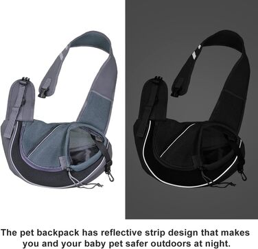 Сумка-переноска для собак і котів, дорожня, з відділенням, регульована, зручна, для маленьких тварин