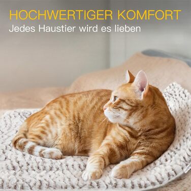 Тепла підстилка Mora Pets для котів: самонагріваюча, м'яка, двостороння, 70 x 46 см