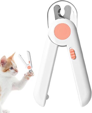 Ножиці для собак | Ножиці для обрізання кігтів собак, інструмент для догляду за лапами, шліфування для малих тварин, птахів, кошенят, обрізка кігтів для домашнього догляду за тваринами, рожеві