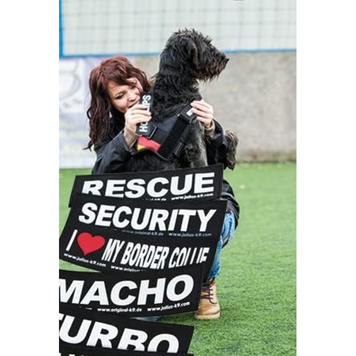 Шлейка Julius K-9 IDC Powergeschirre з індивідуальним написом, для собак маленької, середньої та великої породи, 16IDC+CUSTOMP-ANT (Червона)