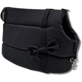 Сумочка для собак та котів Odolplusz Elegante, чорна, миюча, для маленьких та середніх порід, XS, S, M, L