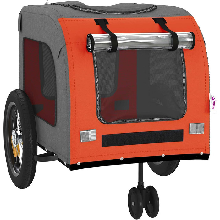 Фіксатор для велосипеда Oxford, оранжевий/сірий, для собак, модель 93844