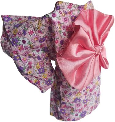 Костюм для собаки WeeH, карнавальна сукня для кота, косплей, японський кімоно, одяг для домашніх тварин (собаки, коти, кролики, свині), веселощі, фіолетовий, маленький