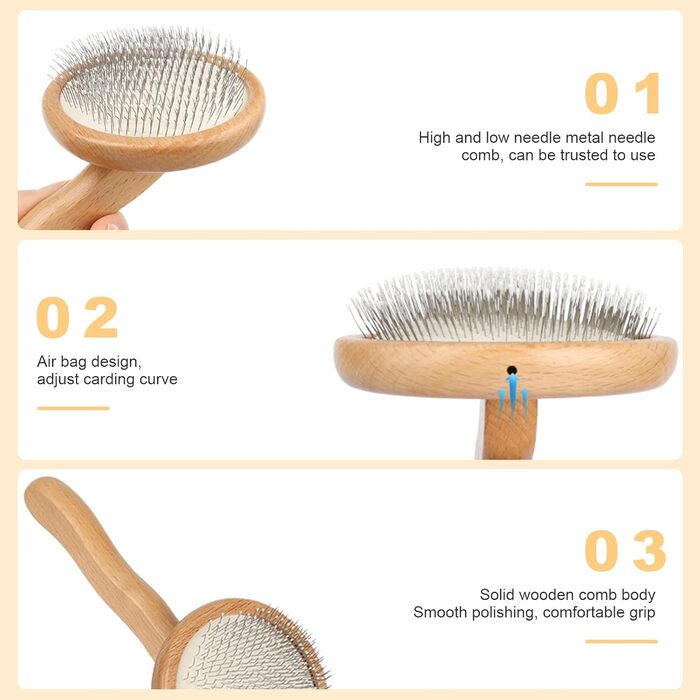 Щітка для тварин CEIEVER: видалення ворсу, підходить для довгої та короткої шерсті, швидке видалення линяючої шерсті та ковтунів