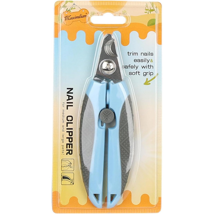 Ножиці для стрижки кігтів собак та котів LaiEdua - нержавіюча сталь з захистом, догляд за кігтями для собак великих, середніх та малих порід