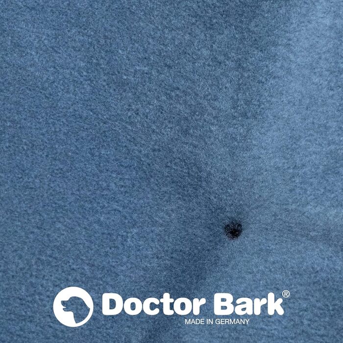 Кругле ортопедичне ліжко-кошик для собак Doctor Bark, маленьке, з двосторонньою подушкою, машинне прання до 95°C, синє, 40x35 см, Німеччина
