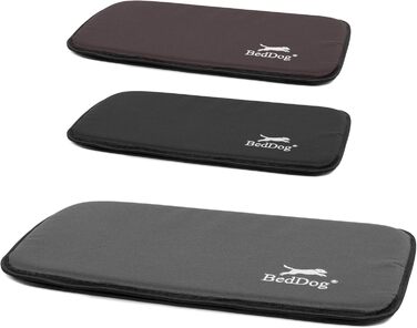 Килимок для собак BedDog® CORA - зручне ліжко з Cordura, міцний лежак для тварин, великий розмір M (60x40 см), чорний, SALAMANCA (антрацит)