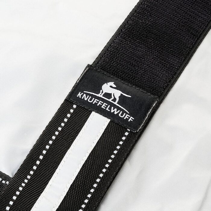 Водонепроникний та вітронепроникний теплий накид для собак Knuffelwuff, 70 см, з клямками та отвором для шлейки