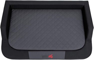 Ортопедичне ліжко для собак MEDICO Standard - чорне з сірим (L 75x50 см)