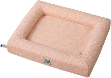 Ортопедичне розкішне ліжко для котів та собак Dear Darling DD-01 з memory foam, знімними чохлами та підтримкою природнього сну (XL, Абрикосовий)