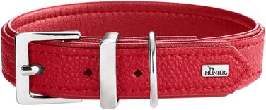 Нашийник для собак HUNTER Sofia, червоний, штучна шкіра (ефект шкіри яловичої нубук), 55 см, Made in Germany