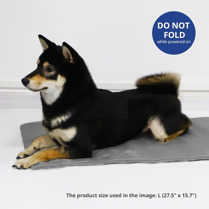 Електричний підігрівач для кота та собаки NICREW, 40x45 см, з антигризунковою обмоткою, бежевий, 30 Вт, регульована температура