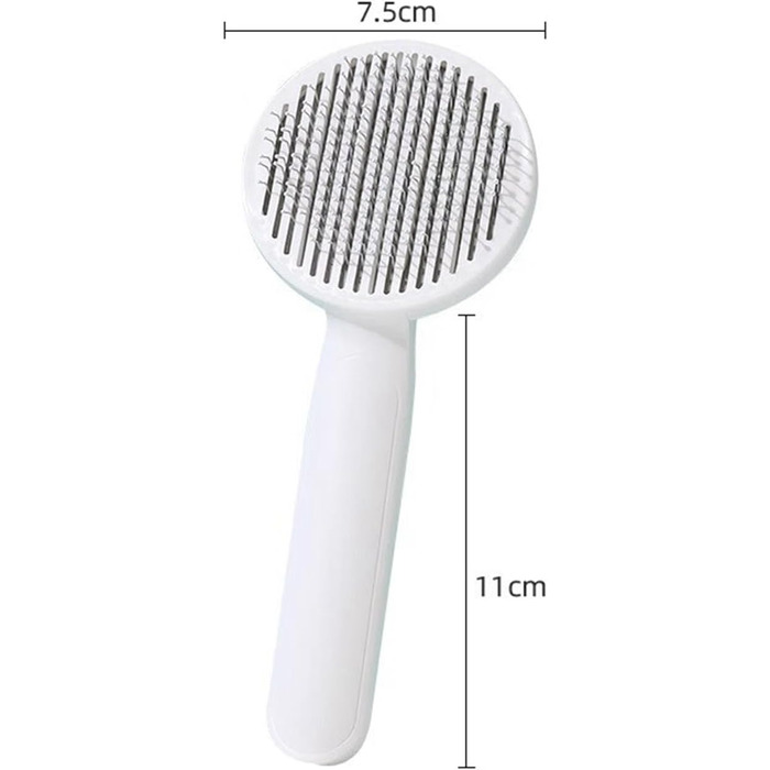 Щітка для котів Baoblaze 3X, гребінець для догляду за собаками, видалення відмерлої шерсті, щітка для собак, самоочисна висмикувана щітка для тварин