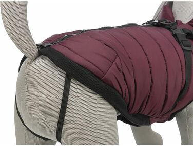 Шлейка для собак TRIXIE Pirou Winter Mantel, розмір S (33 см), колір Сангрія