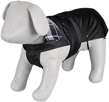 Водонепроникний дощовик для собак TRIXIE 'Paris', чорний, розмір S (33-36 см)