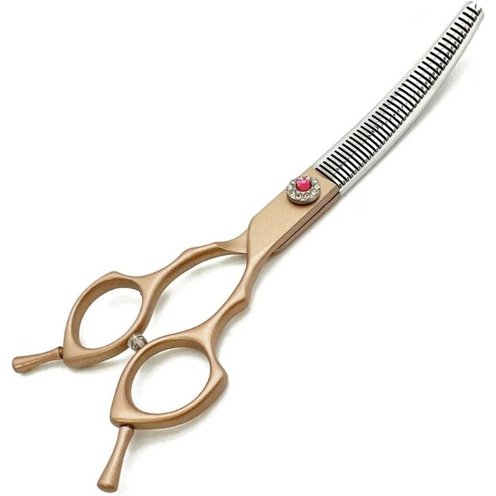 Ножиці для грумінгу собак і котів Floraslee: професійні ножиці для стрижки шерсті з регулюванням (тонке проріджування 25-30%)