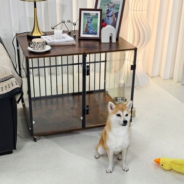 Дерев'яна клітка BingoPaw, 60 x 77 x 65 см