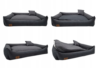 Лежанка-диван для собак Odol-Plusz, коричневий, 120 см x 80 см