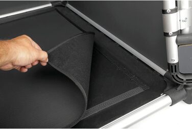 Транспортний бокс для тварин LAMPA 60501: алюмінієвий, розмір 60x50x55 см, тканинна підкладка