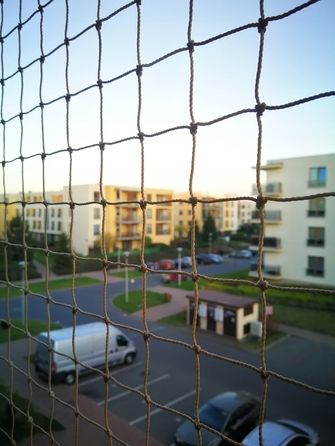 Міцна захисна сітка для котів на балкон, товщина 1.5 мм, 4 x 2 м