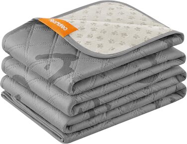 Водонепроникний килимок для собак Feandrea, 208 x 173 см, захист для авто/дивану, машинне прання, антиковзаюча підкладка, стеганий дизайн, сірий PPB024GD01