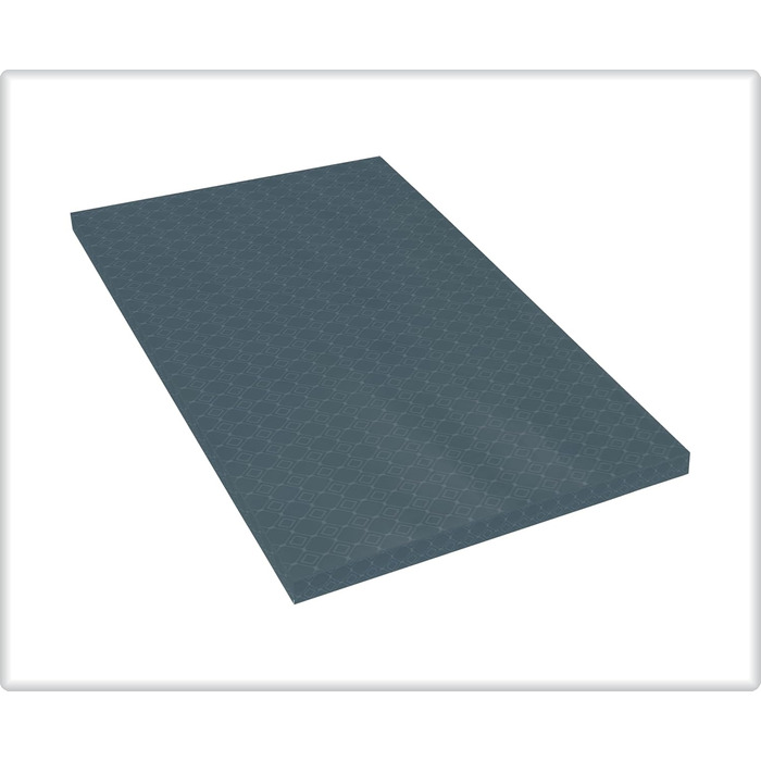 Водонепроникний килимок для собак у клітку, сертифікований FR, міцний, для вулиці, розмір L, 108 x 72 x 5 см, чорний